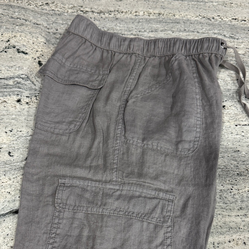 Nicole Miller Gray Cargo Joggers